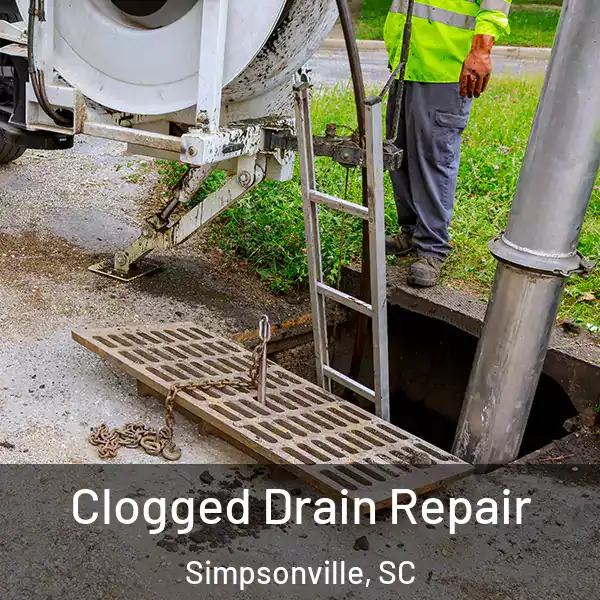  Clogged Drain Repair Simpsonville, SC