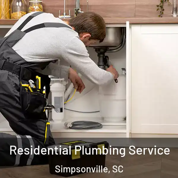  Residential Plumbing Service Simpsonville, SC