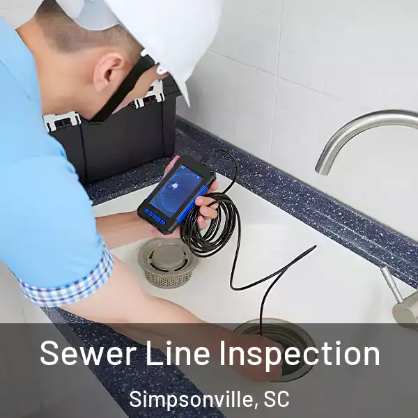  Sewer Line Inspection Simpsonville, SC