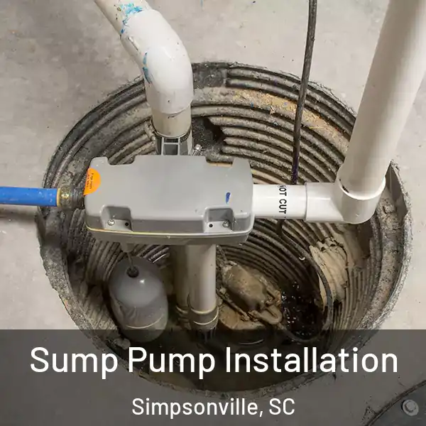  Sump Pump Installation Simpsonville, SC