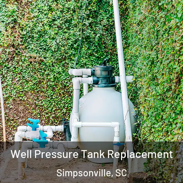  Well Pressure Tank Replacement Simpsonville, SC